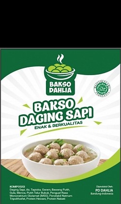 Baso Khusus Pesanan dengan Sertifikat Halalnya